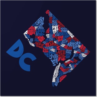 Washington DC Neighborhoods Posters and Art